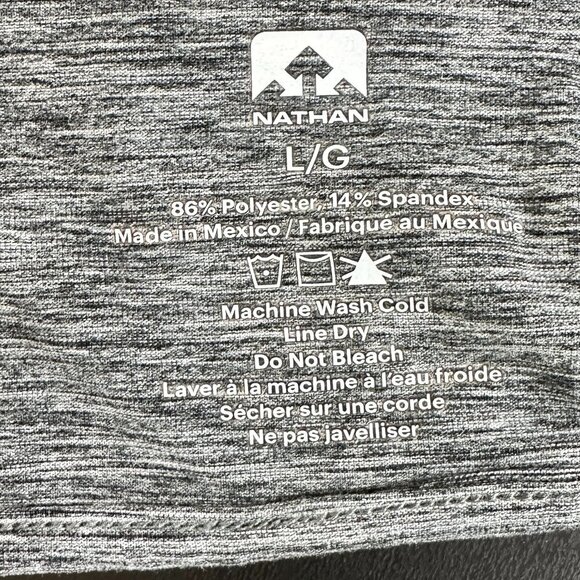 NATHAN Flap RUnning Belt Grey Size Large - Picture 6 of 6